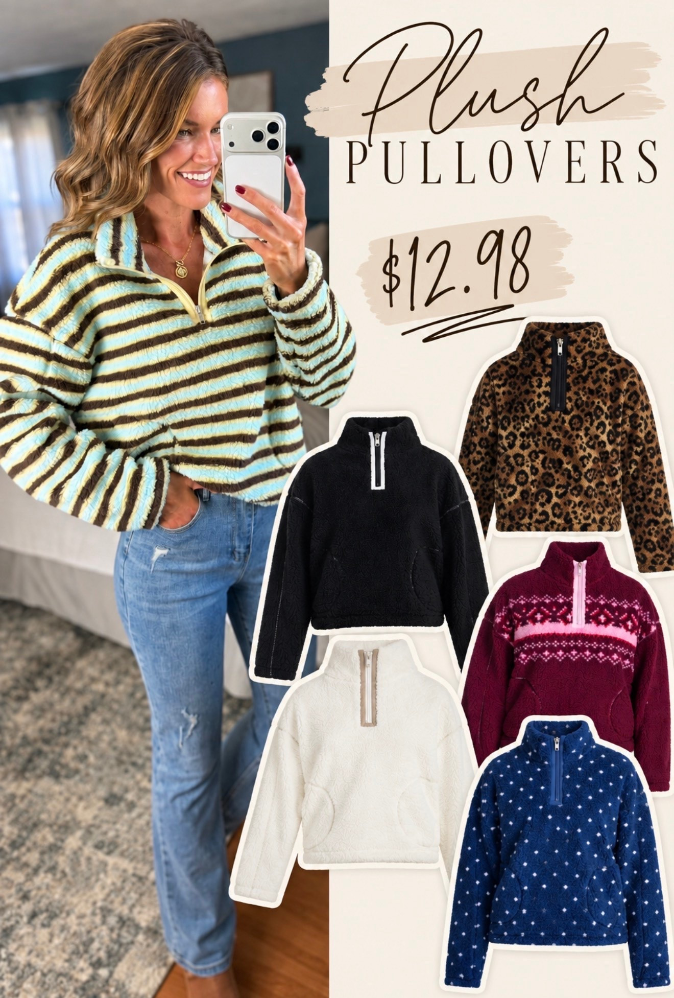 Walmart plush pullovers are BACK!! 
Wearing medium 

@Walmart