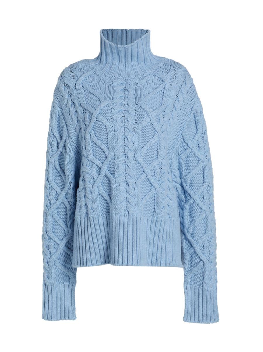 Rue Wool Cable Knit Sweater | Saks Fifth Avenue