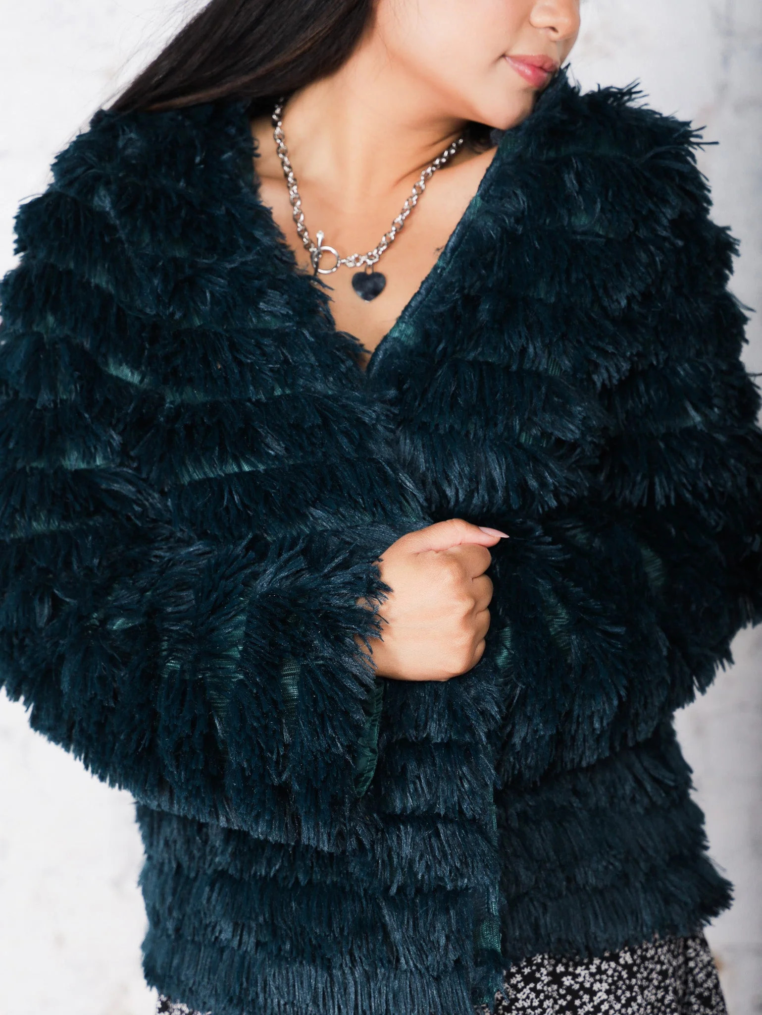 Elphaba Furry Coat - Molly Green | Molly Green