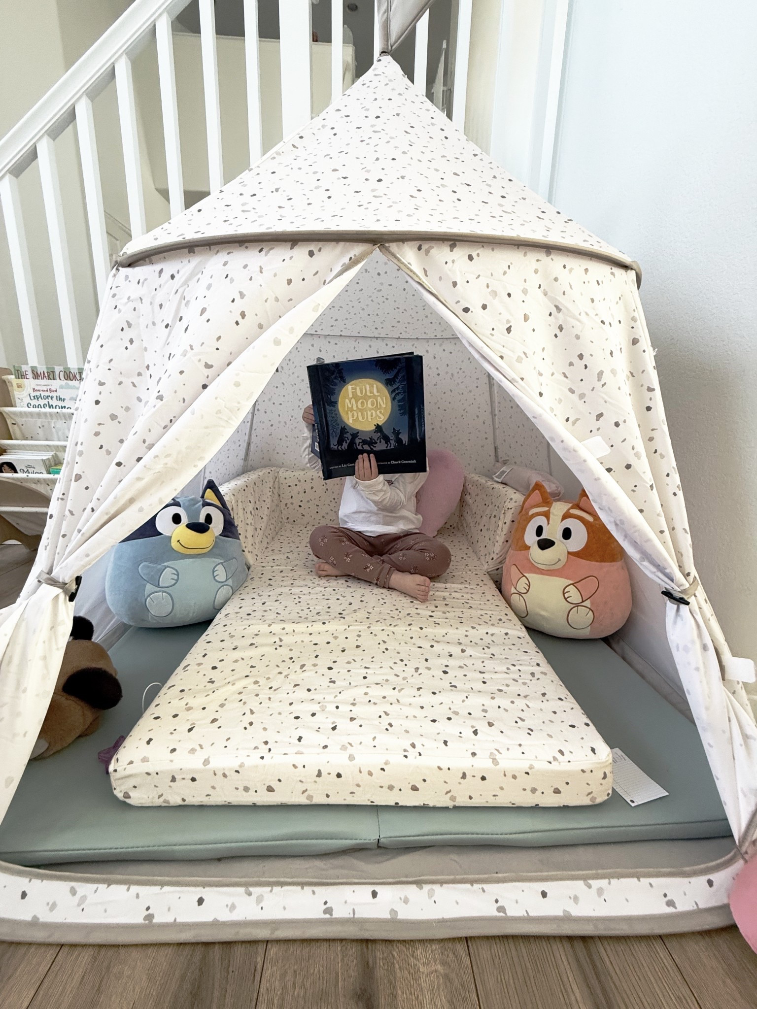 Our cozy reading corner 💗

#LTKBaby #LTKHome #LTKKids