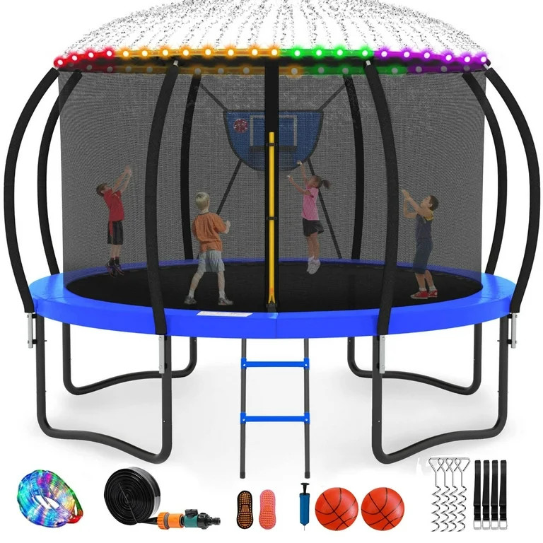 GVDV Trampolín Al Aire Libre Trampolín de Calabaza Recreativo en el Patio Trasero de 12' para N... | Walmart (US)