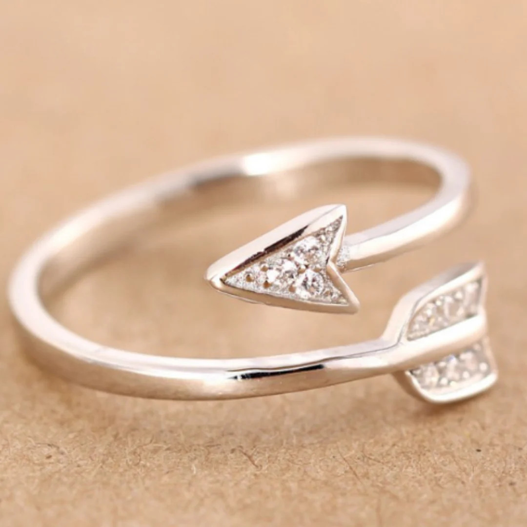 ClaudiaG Arrow Rhinestone Ring | Casual Chic Boutique