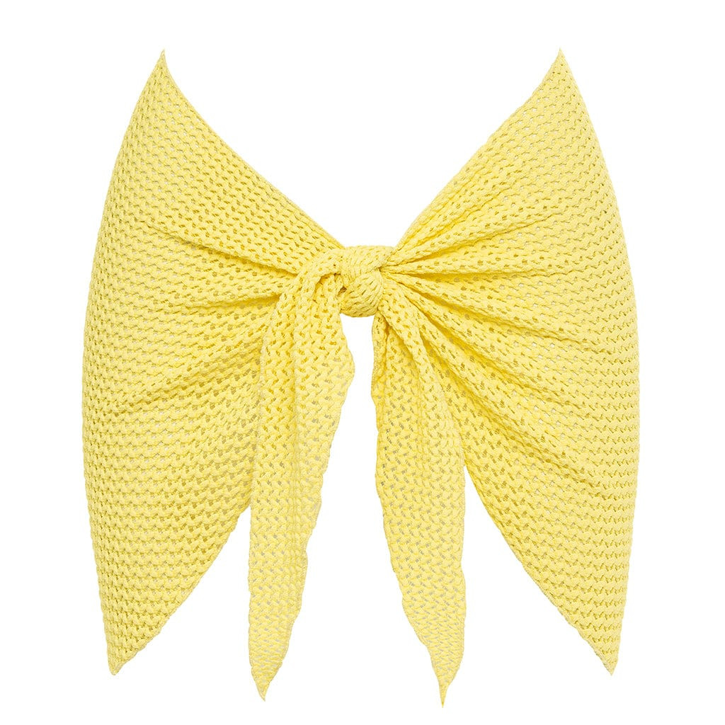 Yellow Crochet Sarong | Montce