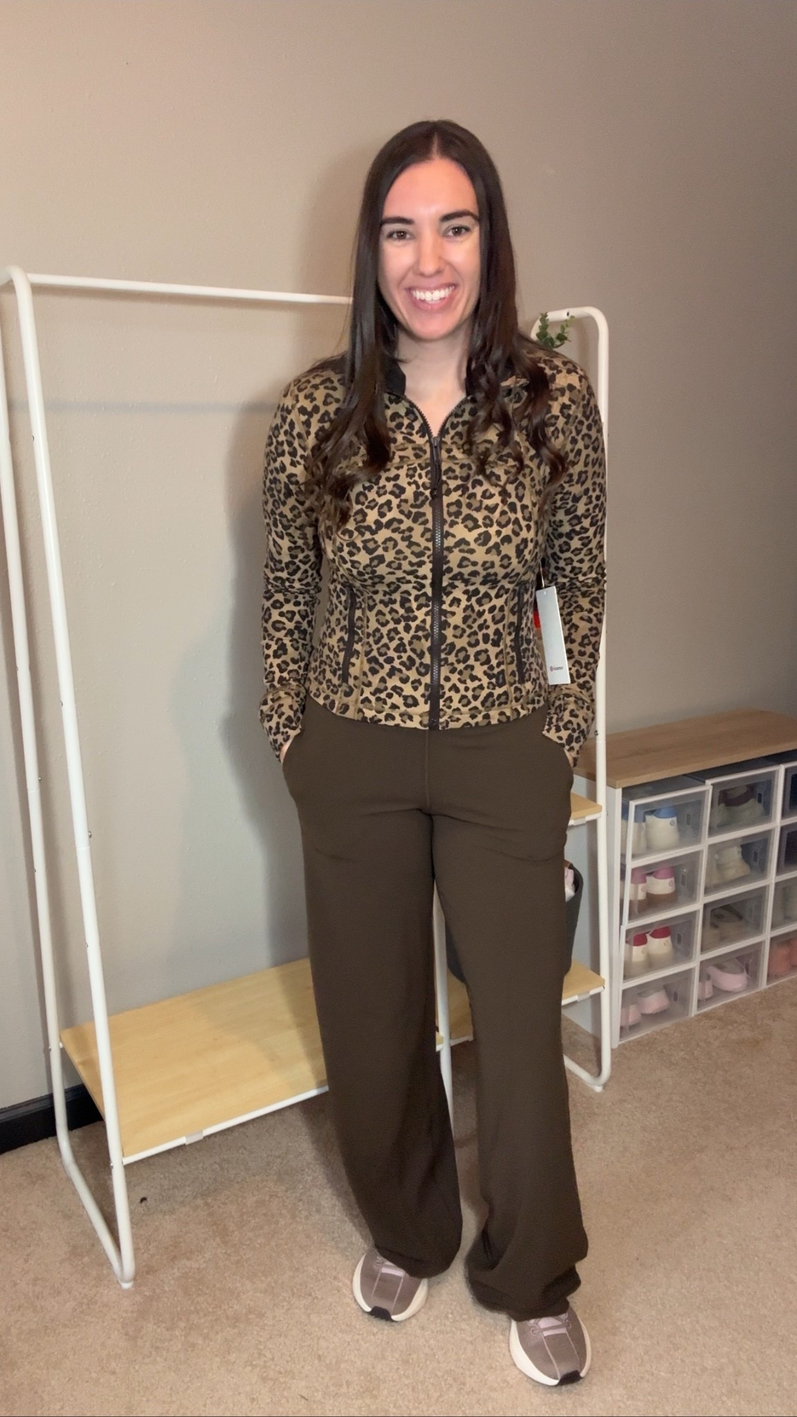 Leopard define jacket: define jacket size 8, groove wide leg pant size 6

#LTKSeasonal #LTKActive #LTKootd