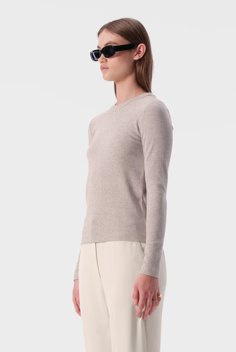 Nola Long Sleeve Top Marble | Elka Collective