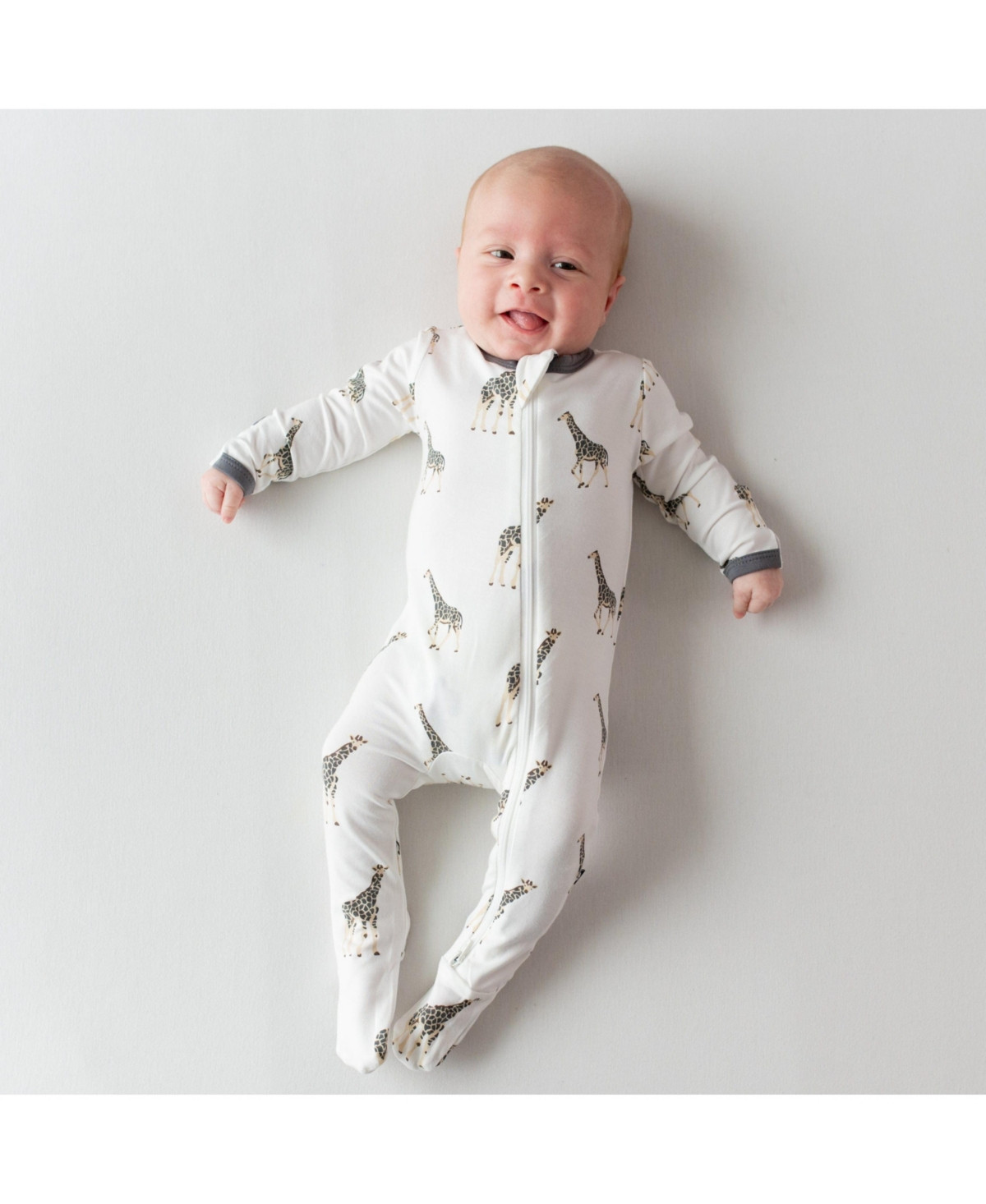 Kyte Baby Baby Boys Zippered Footie - Giraffe | Macy's