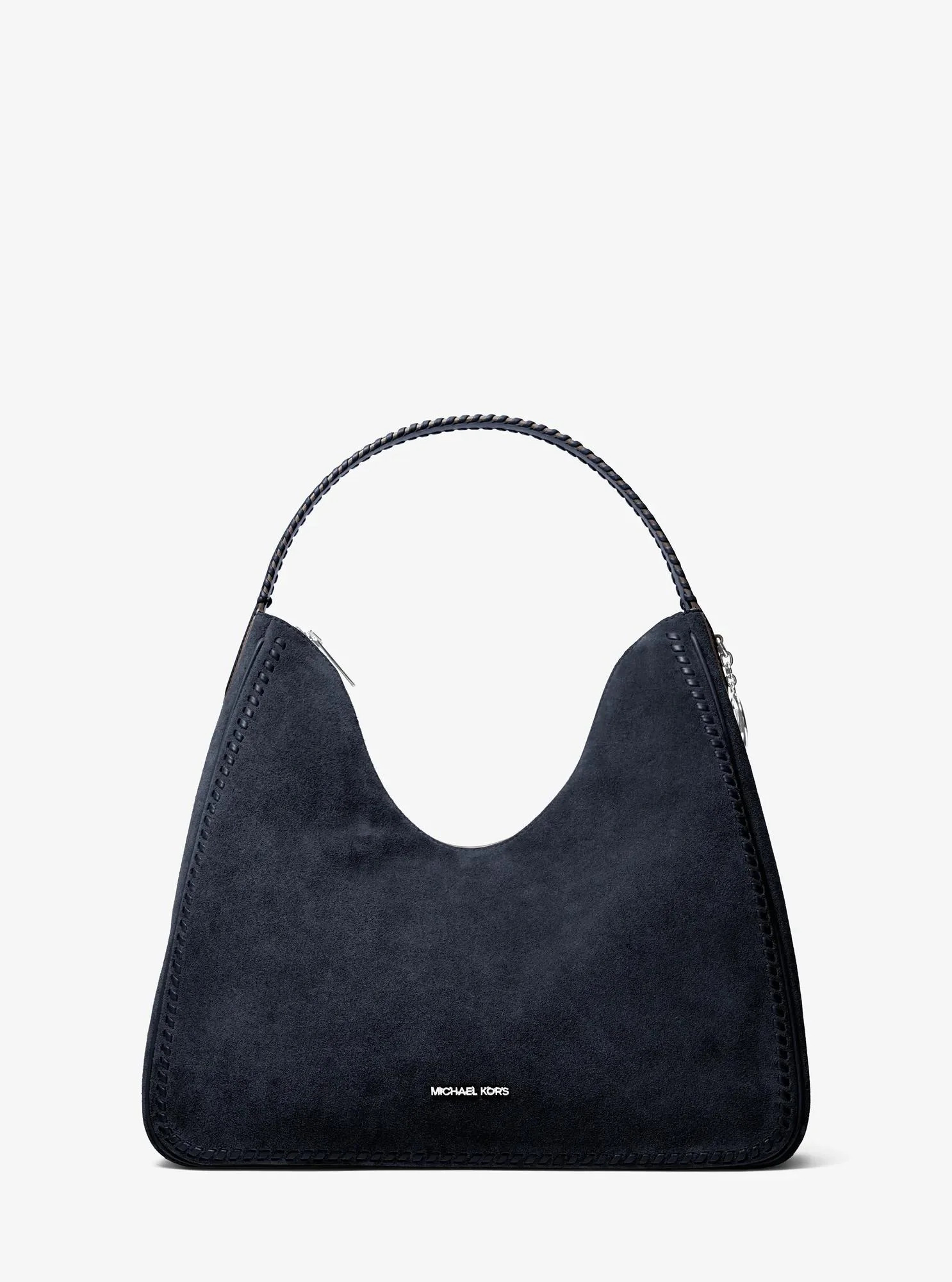 Nayla Medium Suede Hobo Shoulder Bag | Shop Simon