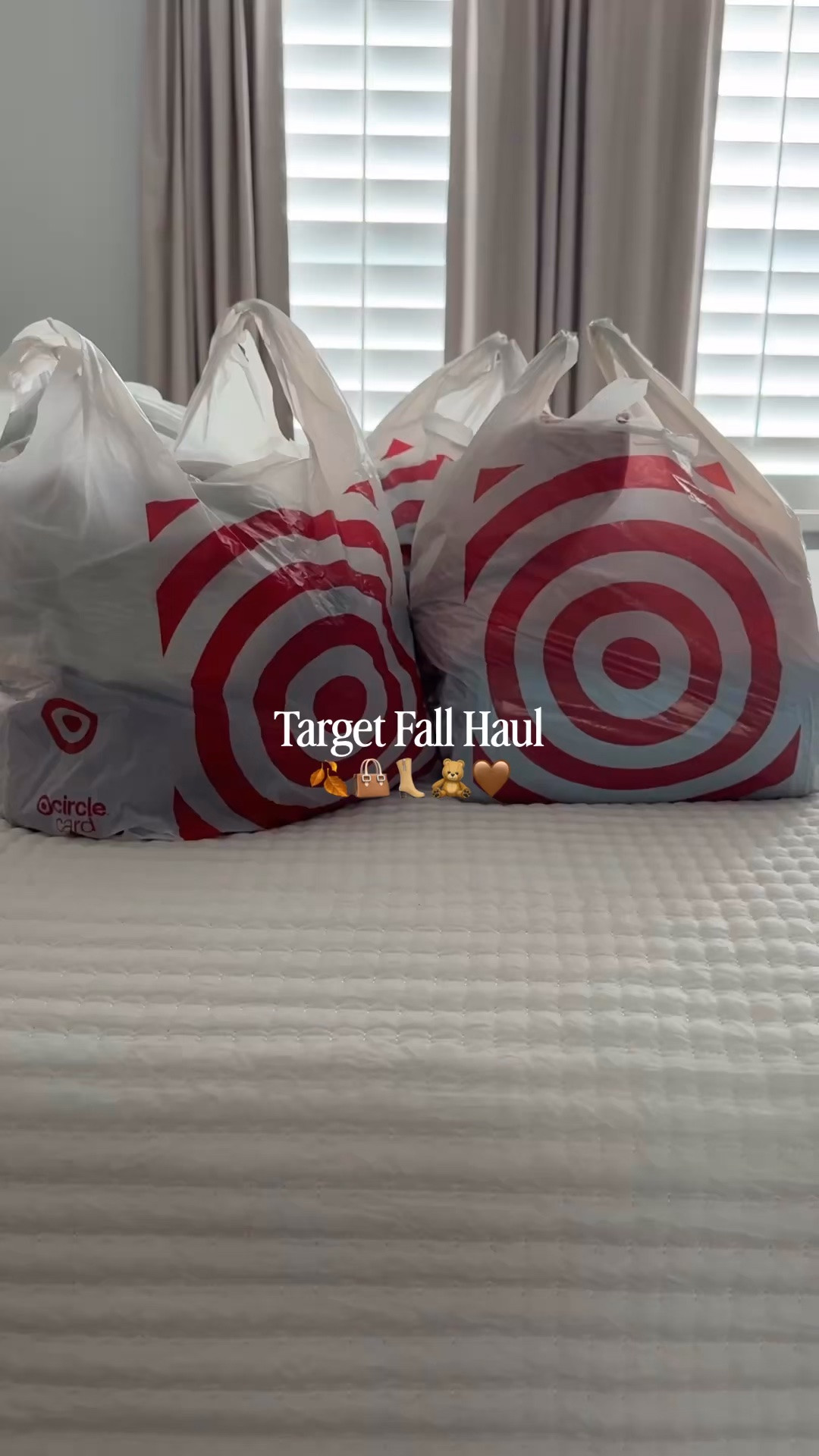 My lastest @Target haul for fall 🍂👜👢🧸🤎 

Loving all of the closet staples I’ll use for months and months! 

Bought my tts in all - size s 
5’5” | 120 ish lbs | size 4 (27)