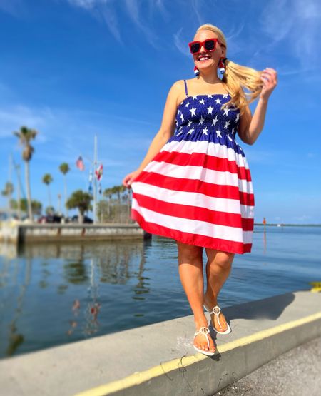 American flag dress for Memorial Day and July 4th. It’s one size. Lots of stretch in the top. Pair this with red, white and blue tassel earrings for a patriotic look! 

#memorialday #womensfashion #patriotic #founditonamazon #amazonfashion


#LTKSeasonal #LTKShoeCrush #LTKStyleTip #LTKItBag #LTKFindsUnder100 #LTKOver40 #LTKMidsize #LTKTravel #LTKSwim #LTKU #LTKFestival #LTKGiftGuide #LTKSaleAlert #LTKActive 