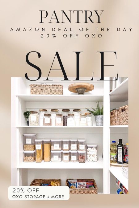 I haven’t shared my pantry in a while. I just reorganized it again a couple weeks ago and it brings me so much joy every time I walk in there. Amazon and target have 20% off OXO storage containers right now!

#LTKhome #LTKHoliday #LTKsalealert