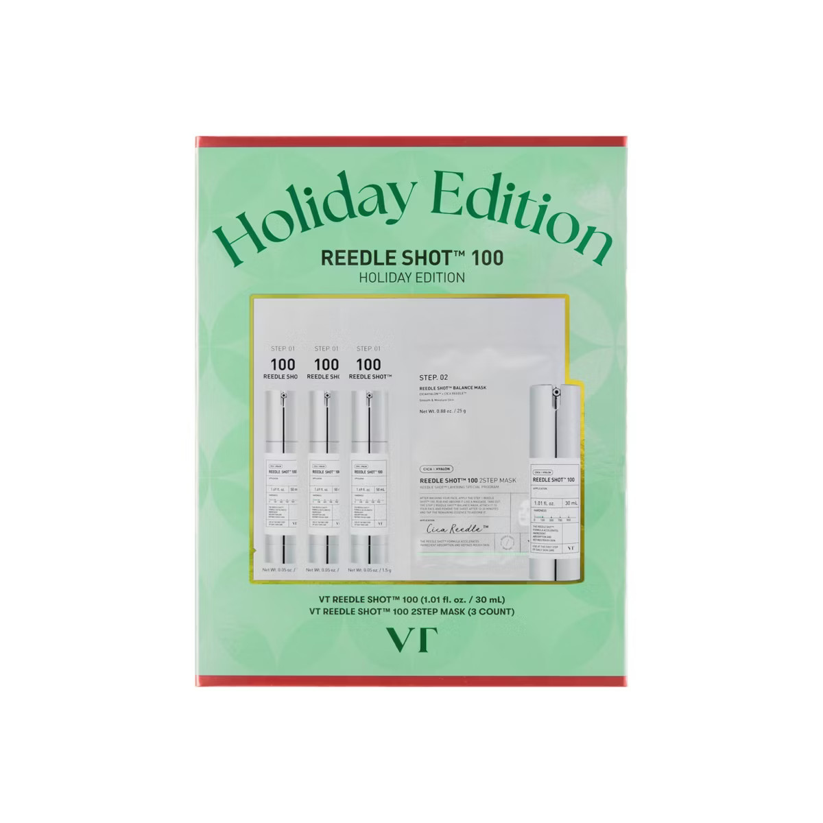 VT Cosmetics Reedle Shot 100 Holiday Edition Gift Set - 4pc | Target