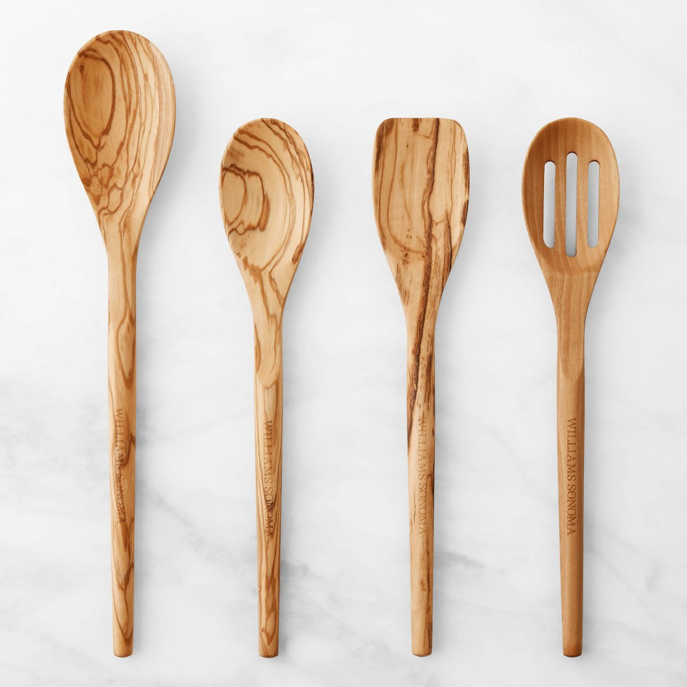 Williams Sonoma Olivewood Spoons, Set of 4 | Williams-Sonoma