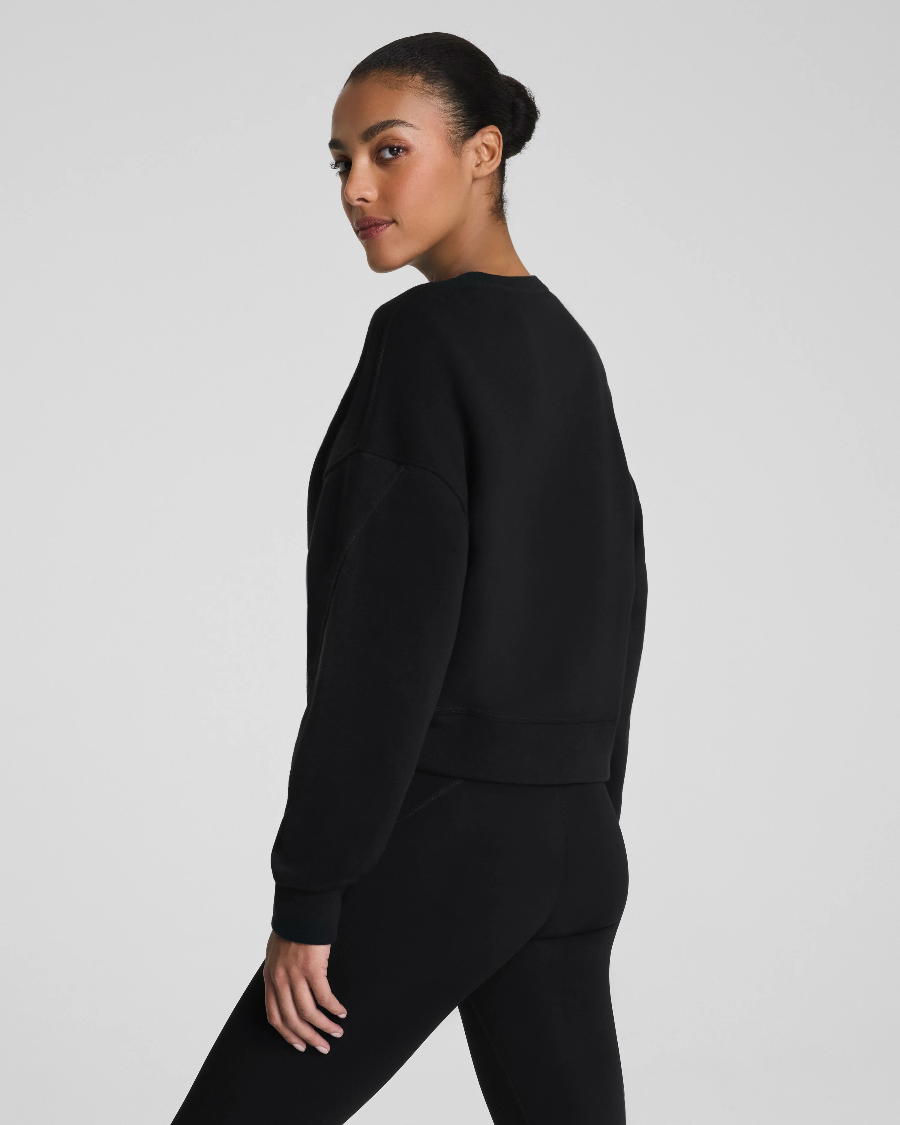 Cotton Fleece Crewneck | Spanx