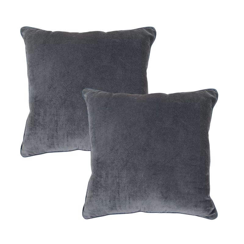 Shallowater Velvet Throw Pillow | Wayfair North America