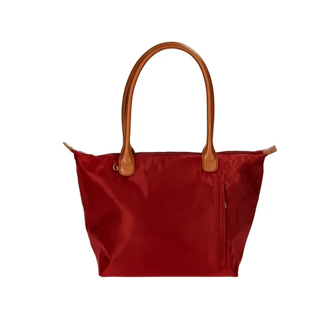 No Boundaries Women's Tote Bag, Sparkling Merlot | Walmart (US)