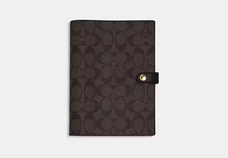 Notebook In Signature Canvas | Coach Outlet US