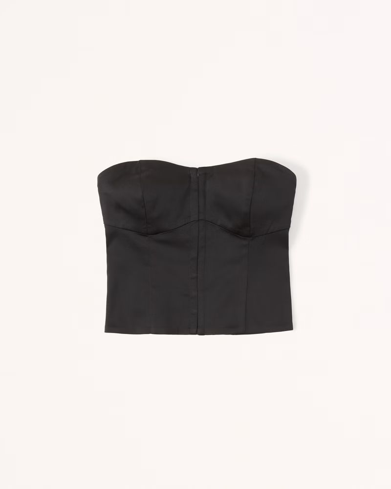 Women's Strapless Hook-and-Eye Corset Top | Women's Tops | Abercrombie.com | Abercrombie & Fitch (US)
