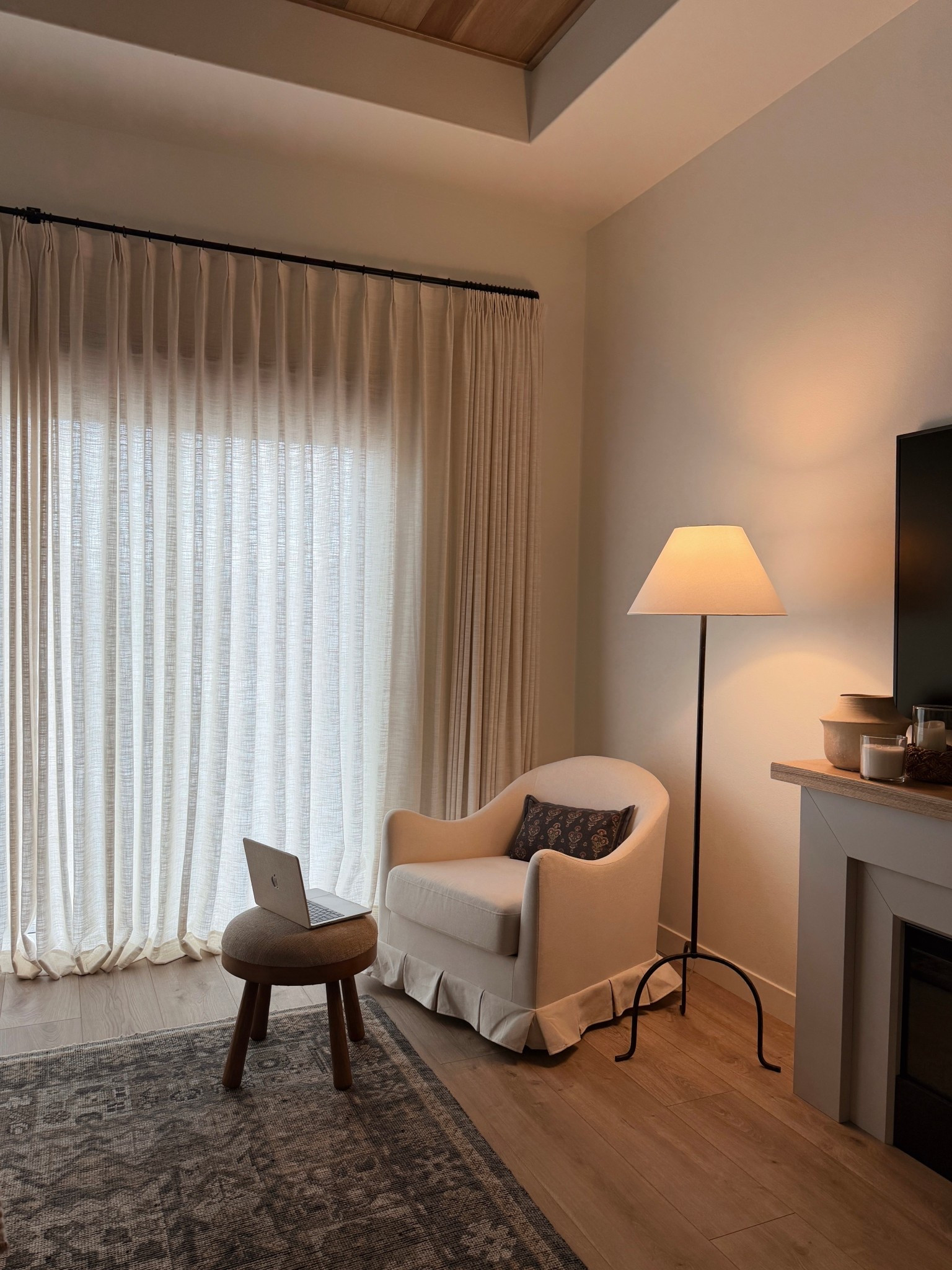 Corner of our bedroom 🥰 loving this Amazon lamp that just came last week  

#LTKHome