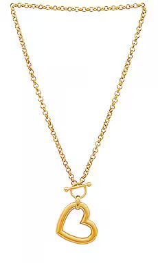 Oversized Heart Chain Necklace
                    
                    Amber Sceats | Revolve Clothing (Global)