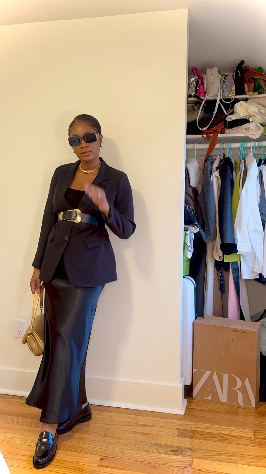 All black 😆I love black outfit 🎊🎊

#LTKxNSale #LTKWorkwear #LTKShoeCrush