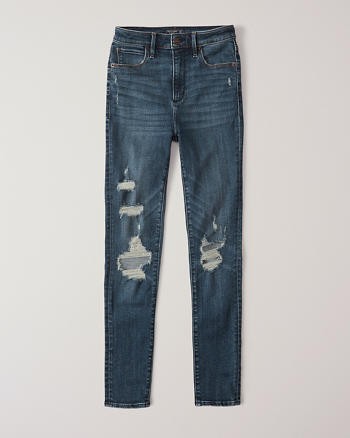 High Rise Super Skinny Jeans | Abercrombie & Fitch US & UK