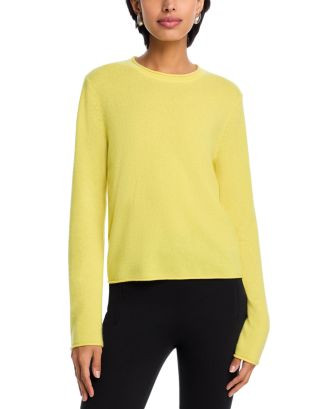 AQUA AQUA 100% Cashmere Rolled Edge Sweater - Exclusive  | Bloomingdale's Women | Bloomingdale's (US)