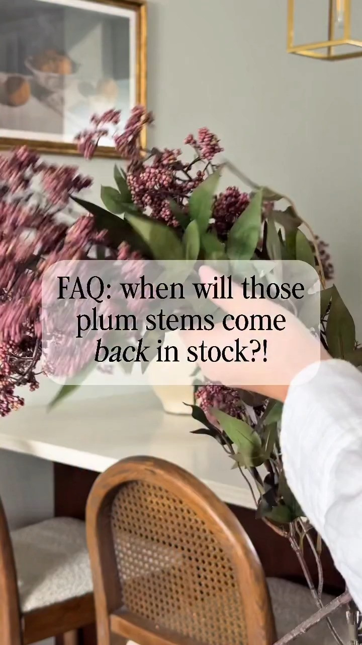 they’re BACK 👀👏🏼 run don’t walk because if last time taught us anything, they will sell out again — the color is unreal and they instantly give that rich, pottery barn vibe 🍂 don’t say I didn’t warn you 🤎

// Amazon, Amazon Finds, Amazon Spring Decor, Amazon Home, Amazon Home Finds, Amazon Home Decor, Amazon Home Decor Finds, Amazon Home Decor Must Haves, Cozy Home, Cozy Home Decor, Vase, Decorative Vase, Faux Stems, Berry Stems, Artificial Stem, Flower Vase 

 #LTKdayinmylife #LTKSeasonal #LTKHome