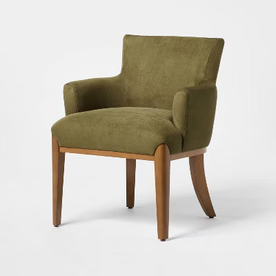 Upholstered  Accent Chair Olive Green - Threshold™ designed with Studio McGee | Target