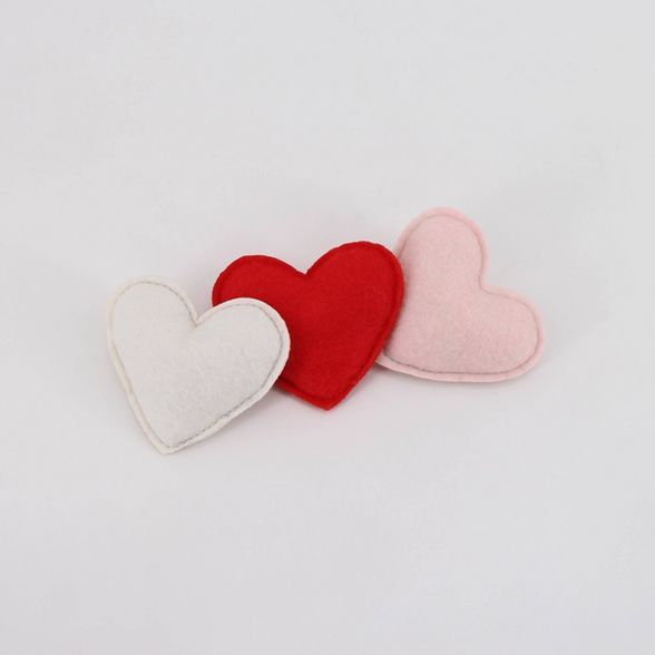 8pk Filled Heart Valentine's Day Vase Filler White/Red/Pink - Spritz™ | Target