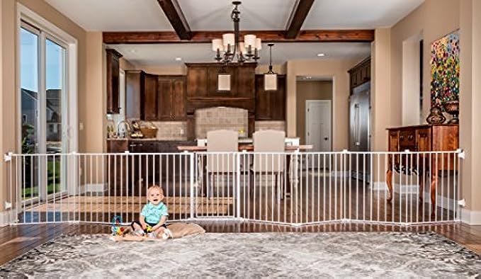 Regalo 192-Inch Super Wide Adjustable Baby Gate and Play Yard, 4-In-1, Bonus Kit, Includes 4 Pack of | Amazon (US)