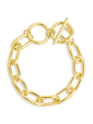 14K Yellow Goldtone Linked Toggle Bracelet | Saks Fifth Avenue OFF 5TH