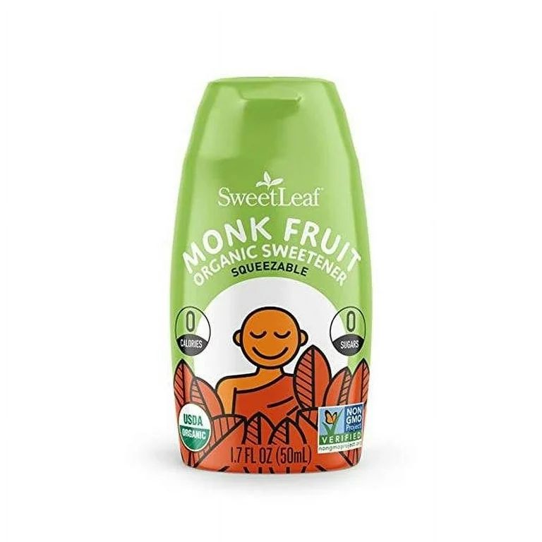 SweetLeaf - Monk Fruit Squeezable Liquid Organic Sweetener Original - 1.7 fl. oz. | Walmart (US)