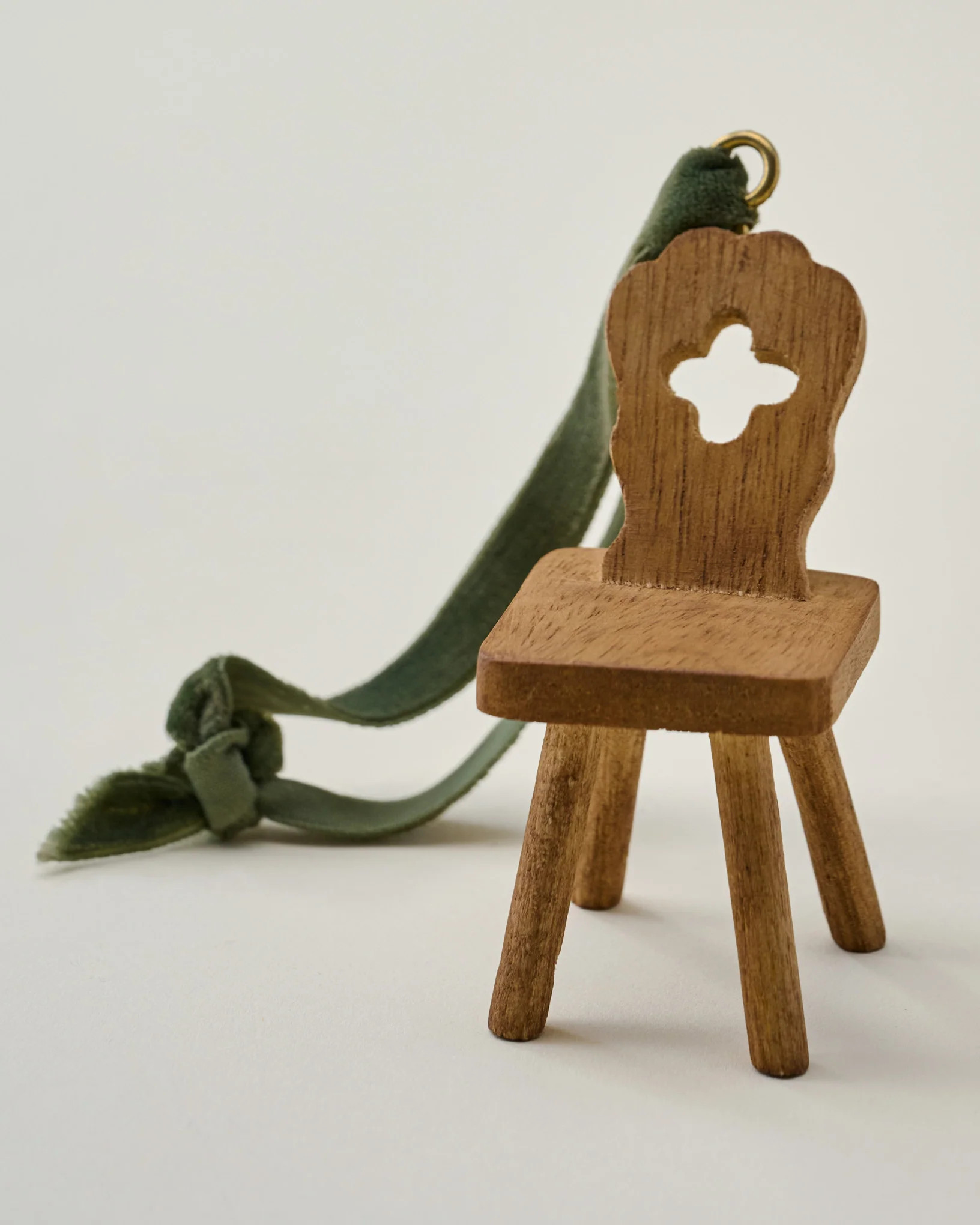 Hand-Carved Swedish Chair Ornament | Magnolia
