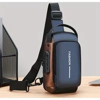 Durable Oxford Fabric Men's Sling Bag - Stylish Motorcycle Crossbody Chest Pack with Phone Pocket, Zip Closure for Daily Commute | AliExpress (US)