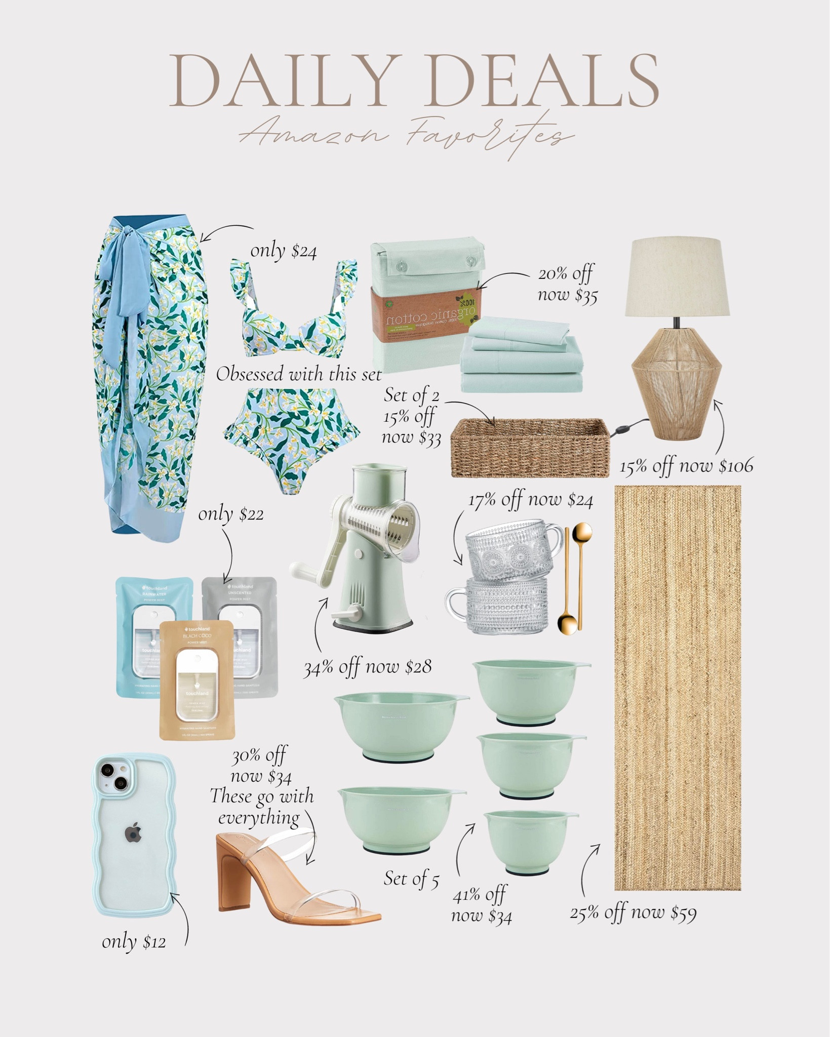 amazon daily deals / deals of the day / amazon home finds / amazon fashion finds / amazing sale : amazon kitchen / amaozn rugs / amazon spring home sale finds / Amazon swim 

#LTKstyletip #LTKhome #LTKsalealert