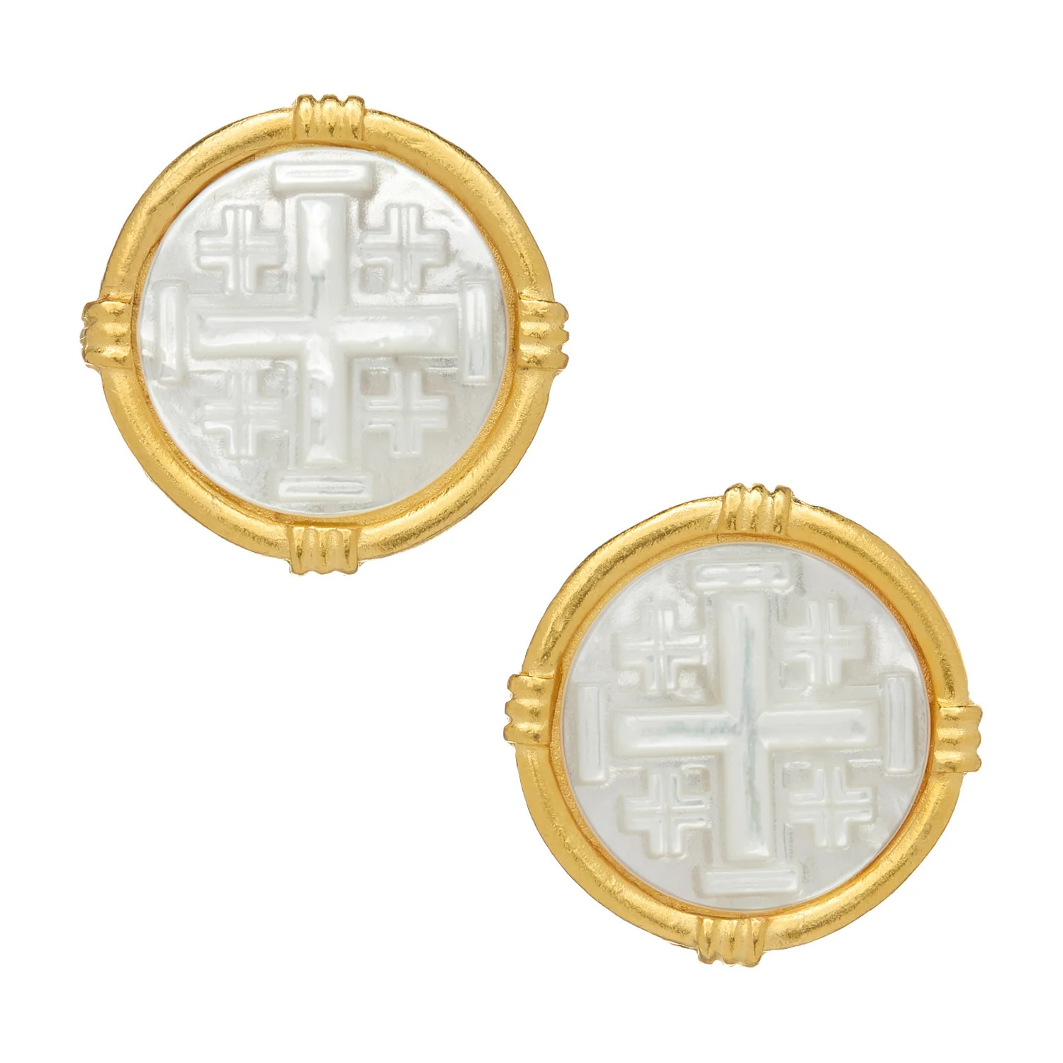 Ida Jerusalem Cross Studs | Susan Shaw
