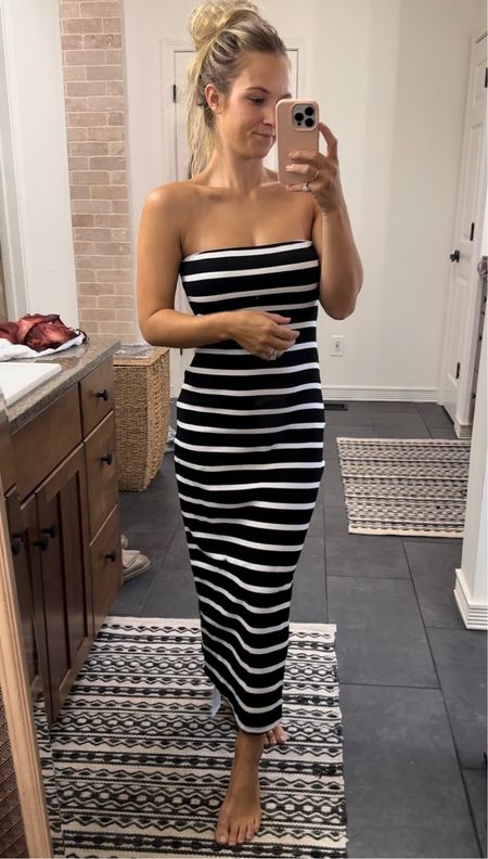 In love with this $30 chic and comfy ribbed dress! Super slimming but not restricting. Wearing a small! Dress it up or down! 

#LTKFind #LTKunder50 #LTKstyletip