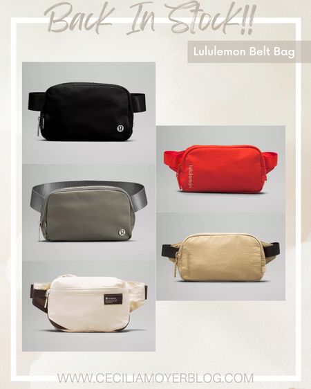Lululemon belt bag!  Everyday belt bag - fitness bag 

#LTKunder50 #LTKitbag #LTKtravel