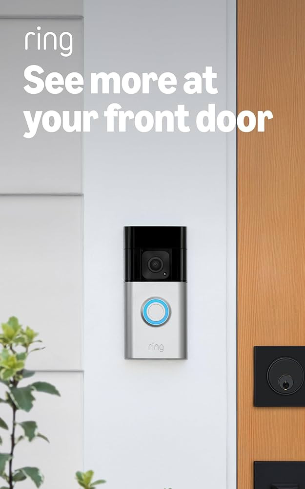 Ring Battery Doorbell Plus, Home or business security, Head-to-Toe HD+ Video, motion detection & ... | Amazon (US)