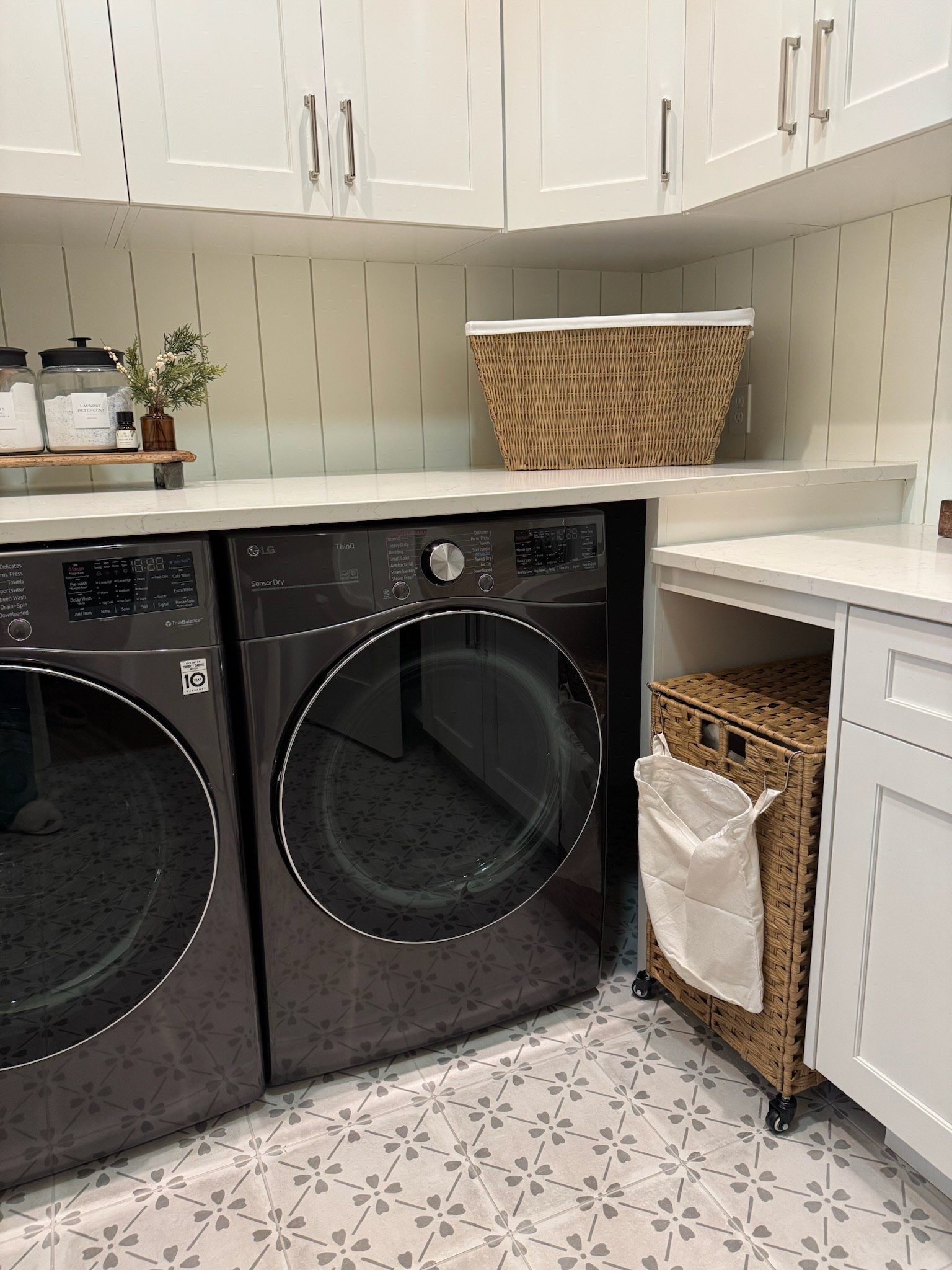 Beautiful lined woven laundry baskets! I love this resin poly rattan, it’s soft and doesn’t catch on your clothing! 

#LTKHome