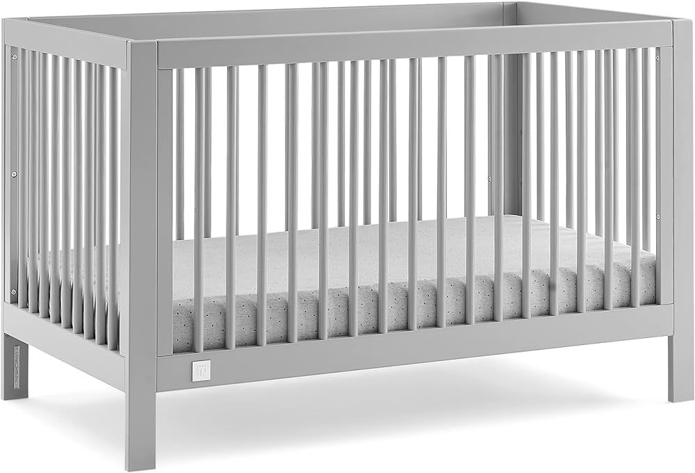 GAP babyGap Charlie 6-in-1 Convertible Crib - Greenguard Gold Certified, Grey | Amazon (US)