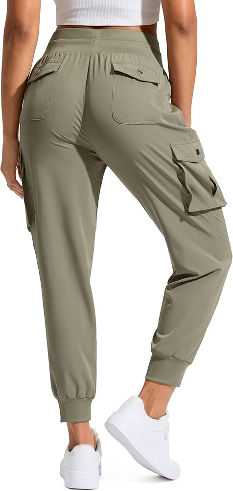 SANTINY Women's Cargo Pants with 6 Pockets Lightweight Quick Dry Travel Hiking Pants Casual Summe... | Amazon (US)