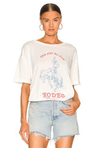This Ain't My First Rodeo Oversized Tee in Super Bright | Revolve Clothing (Global)