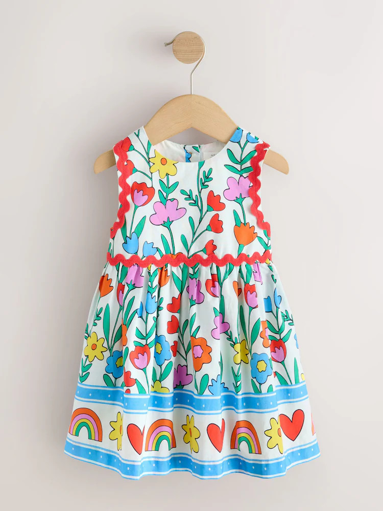 Multi Bright Ric Rac Dress (3mths-8yrs) | Next US