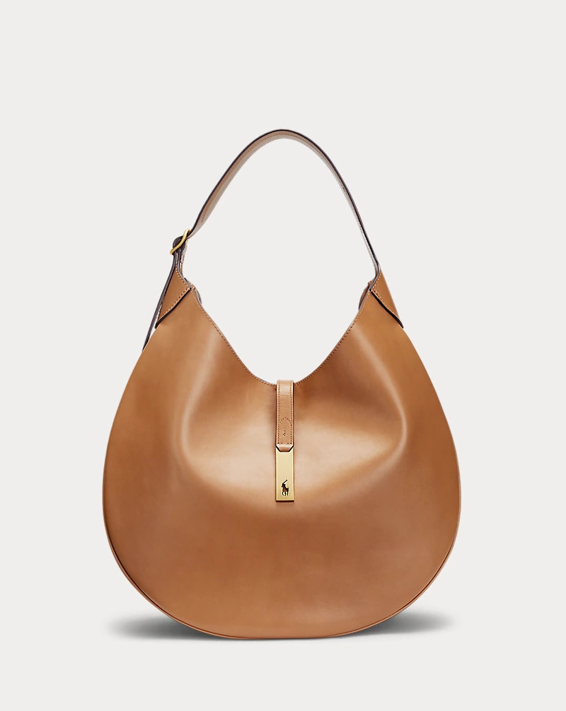 Grote kalfsleren Polo ID Shoulder tas | Ralph Lauren (BE & NL)