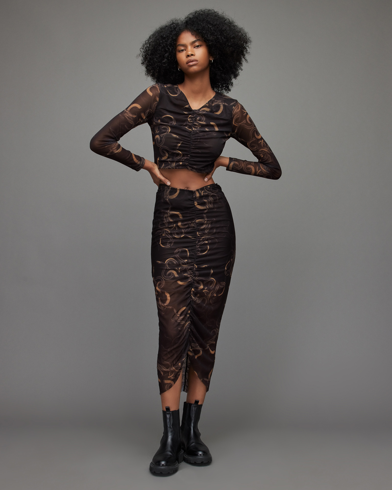 Tessia Tempest Skirt | AllSaints US