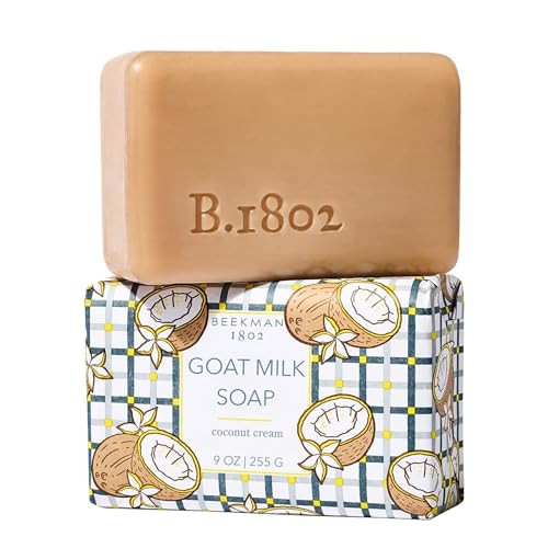 Beekman 1802 Goat Milk Soap, Coconut Cream, 9 oz | Amazon (US)