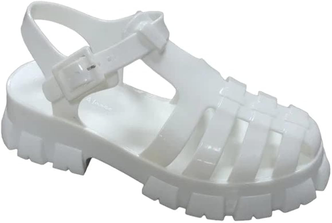 Wild Diva Women's Caged Chunky Heel Caged Jelly Sandals Paree-01 | Amazon (US)