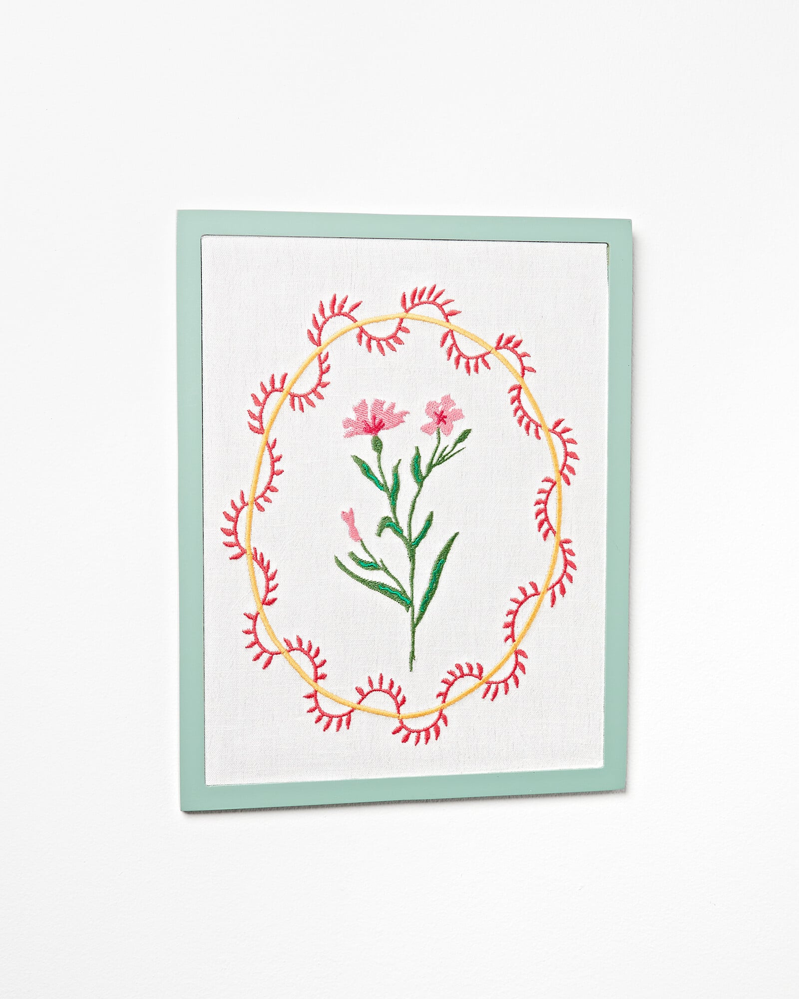 Embroidered Floral Wall Art | Oliver Bonas | Oliver Bonas (Global)