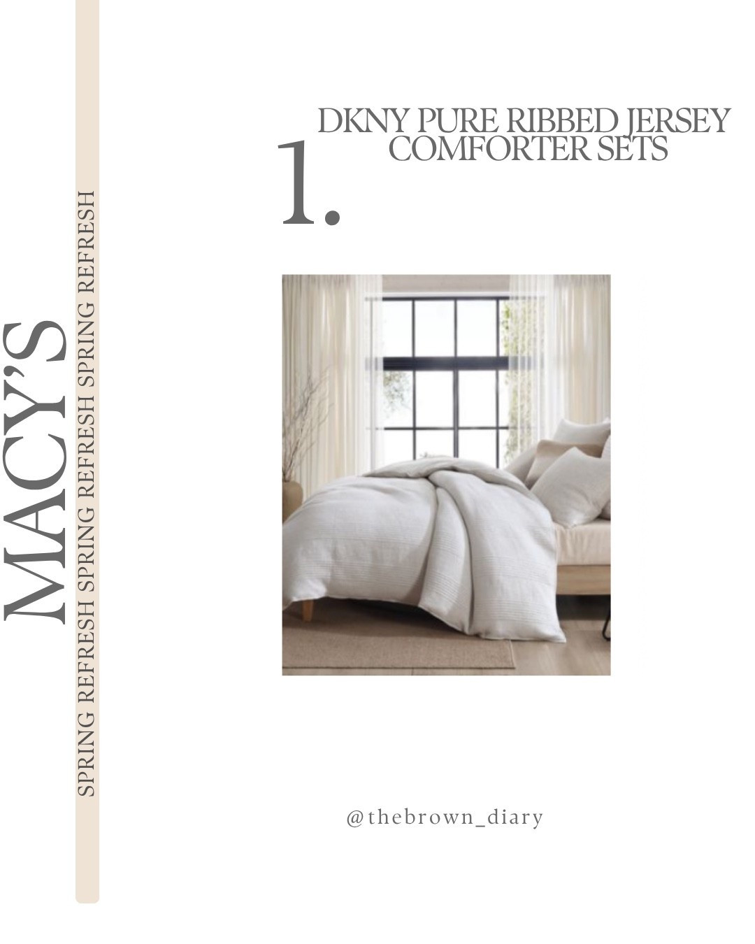@Macys  Spring Refresh Sale  DKNY comforter set 

#LTKHome #LTKSeasonal #LTKSaleAlert
